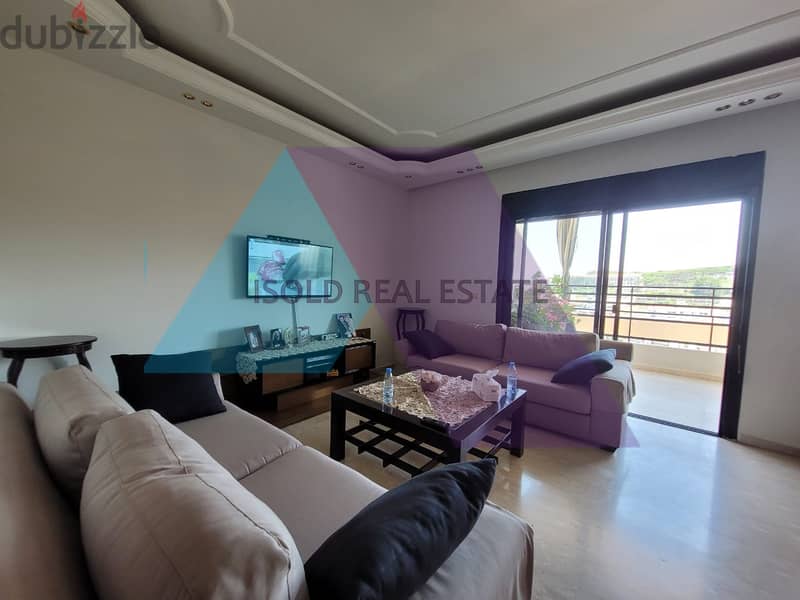 Decorated 135m2 apartmen+mountain/sea viewfor sale in Beit El Chaar 0