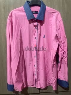 orignal ralph lauren pink shirt 0