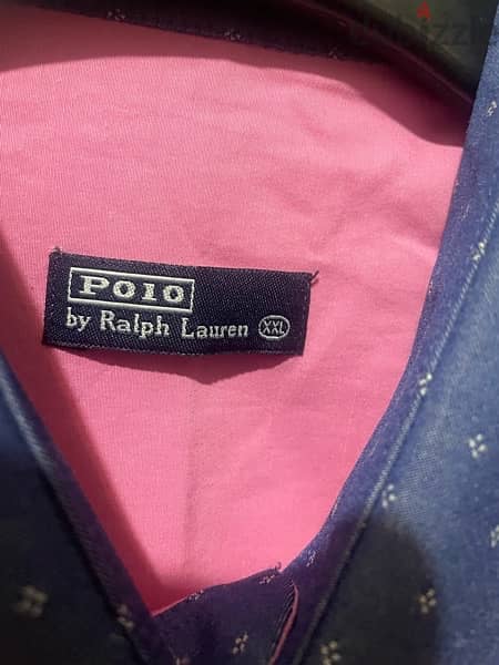 orignal ralph lauren pink shirt 1