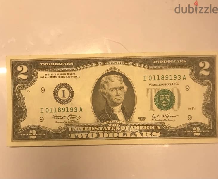2 dollars bill 1