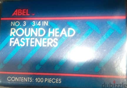 ABEL ROUND HEAD FASTENERS