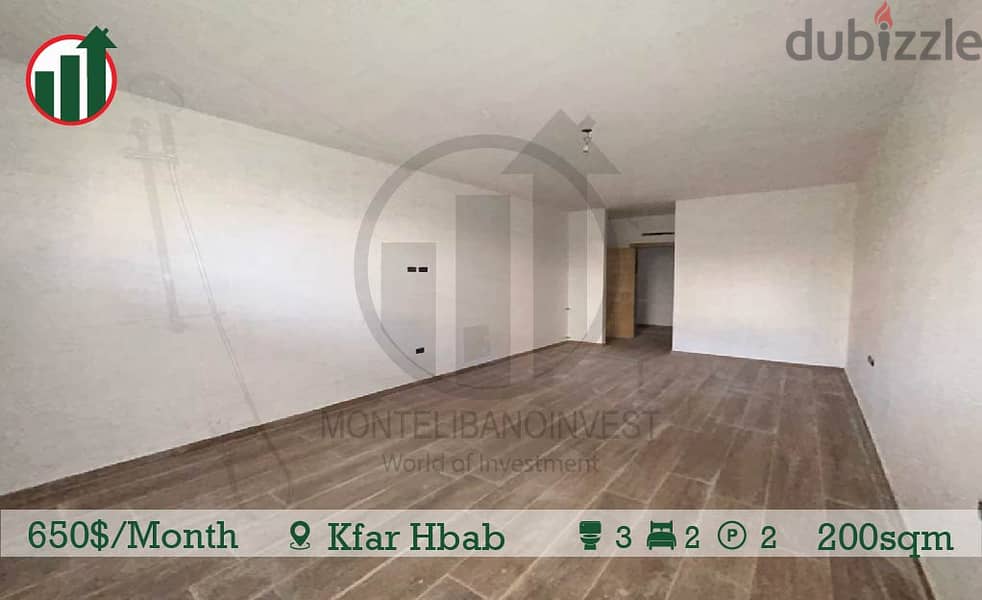 Apartment for Rent in Kfarhbab !! 1