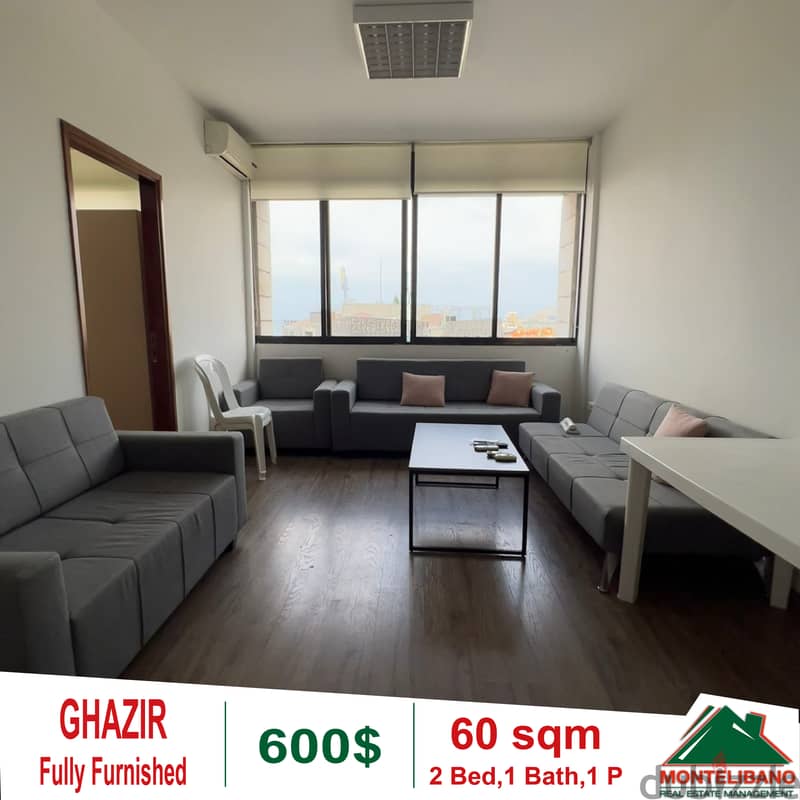 Apartment for rent in Ghazir!! 0