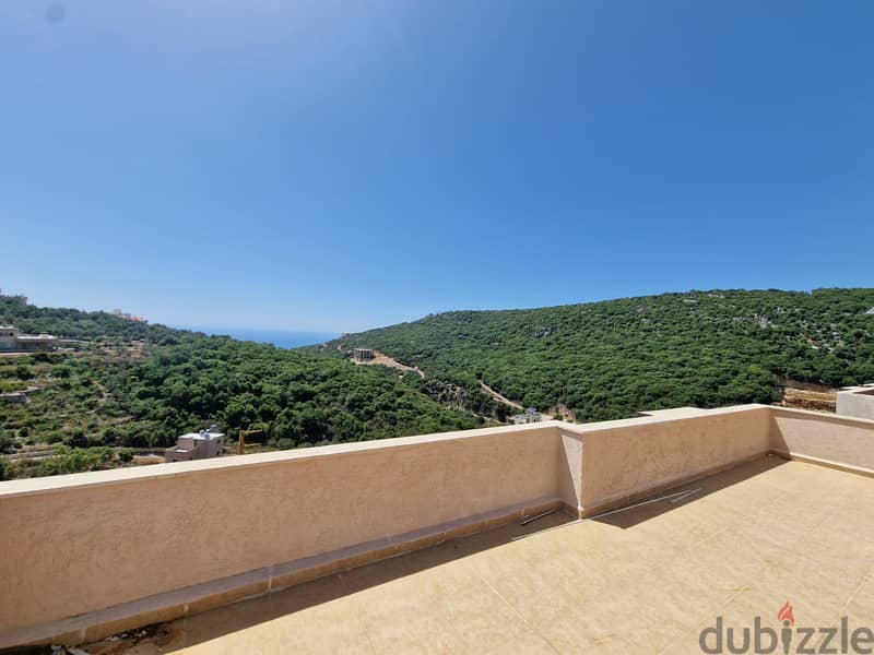 L15488-Duplex With Sea And Mountain View for Sale In Ijdabra - Batroun 0