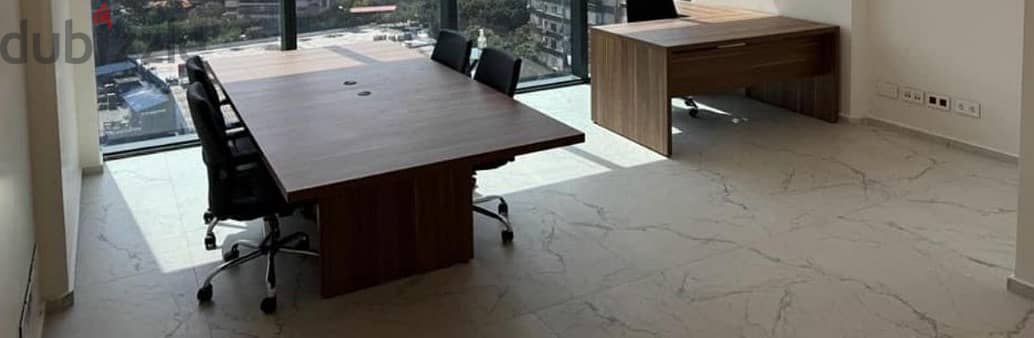 54 Sqm | Brand New Decorated Office For Rent In Dbayeh 2