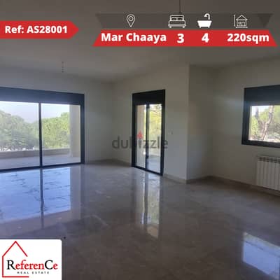 Apartment with terrace in Mar Chaaya شقة مع تراس في مار شعيا