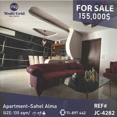 Apartment for Sale in Sahel Alma, JC-4282, شقة للبيع في ساحل علما