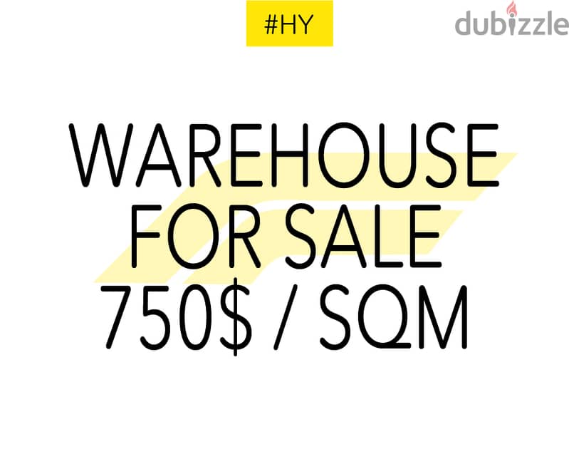 500 SQM Warehouse for sale in Basta el fawka/ بسطة الفوقا REF#HY108156 0
