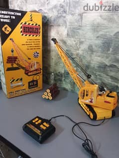 Cable controlled crane toy لعبة الرافعة العاب