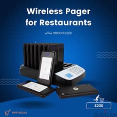 Restaurant Wireless Pager New 0