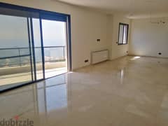185 SQM Apartment in Qornet El Hamra with Sea and Mountain View 0