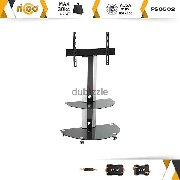 german store RICCO tv stand rollable 2