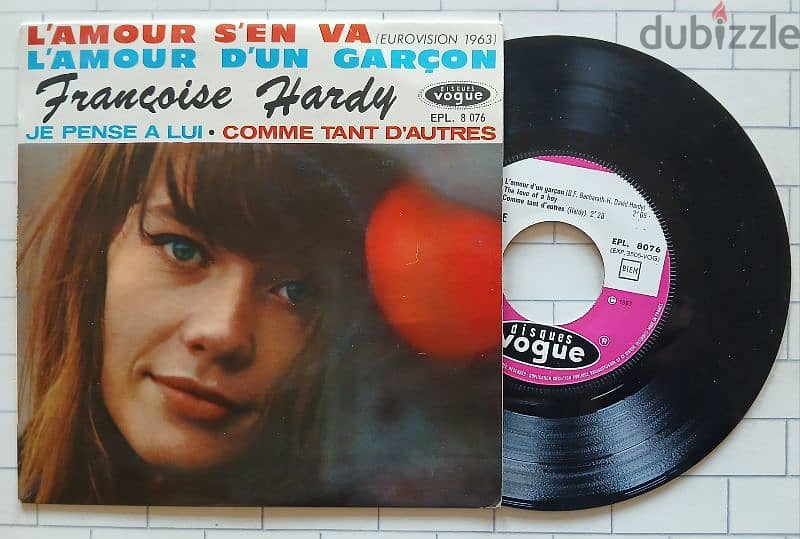 francoise Hardy- L'Amour s'en va / je pense - VinyLP 0