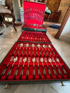 Unused Jezzine Cutlery 80 piece set ! A heritage piece! perfect! 0