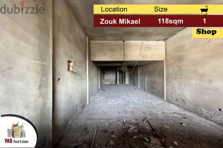 Zouk Mikael 118m2 | Shop | Active Street | Prime Location | EH |