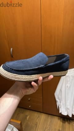 Geox Suede Deck Shoes - Navy Blue - 45-46 0