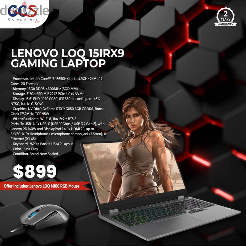 Lenovo LOQ 15IRX9 Gaming Laptop 0