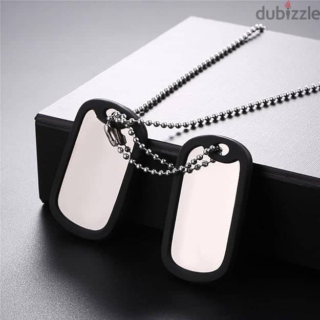 Dog Tag Stainless Steel for men 2