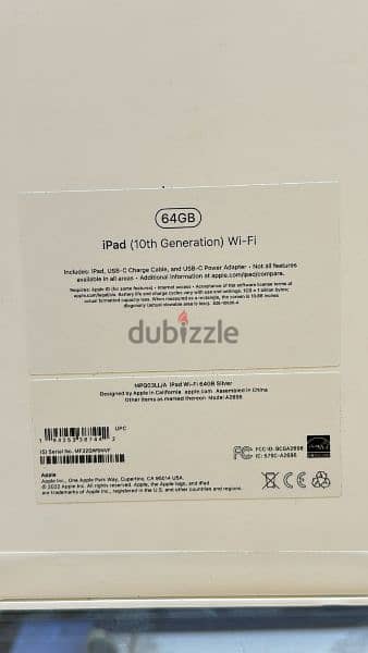 Ipad 10 64gb wifi silver last offer 1