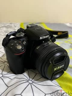 Nikon D5300 + 2 Lenses + Mounted Flashlight + SD Card 0