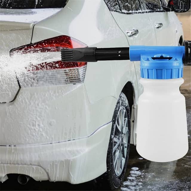 Car Wash Cannon, Water Washing Gun with Foam Can for Car & Garden 7