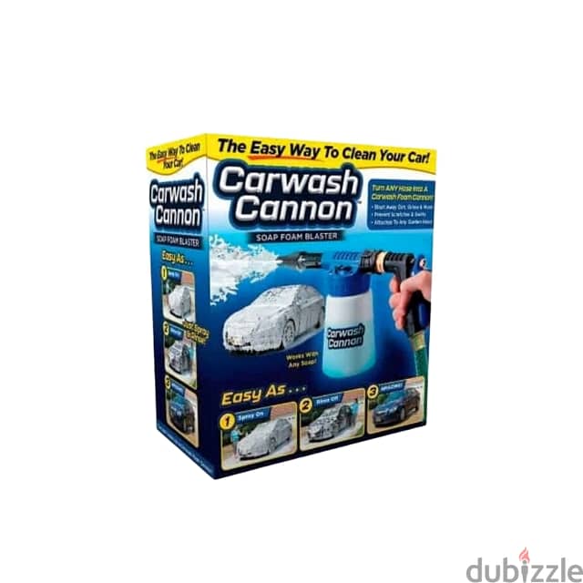 Car Wash Cannon, Water Washing Gun with Foam Can for Car & Garden 11