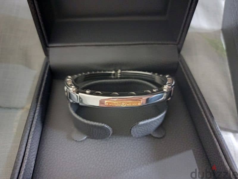 Man Bracelet Rosso Nero for sale like new 1