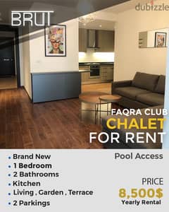 Brand new Chalet for rent In Faqra Club 8500$/Year