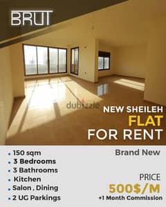 Brand new 150 sqm apartment for rent in New sheileh - 500$ 0