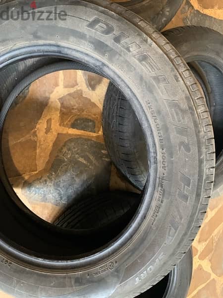 Bridgestone Dueler H/P Sport 225/60R18 100V Tires 1