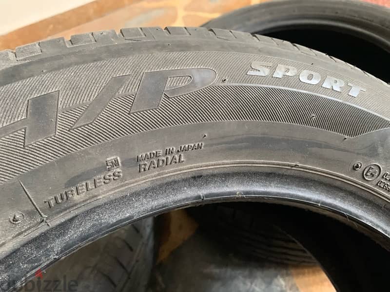 Bridgestone Dueler H/P Sport 225/60R18 100V Tires 6