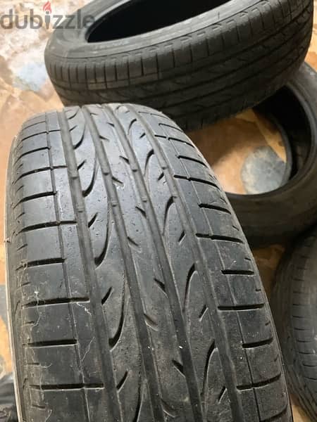 Bridgestone Dueler H/P Sport 225/60R18 100V Tires 8