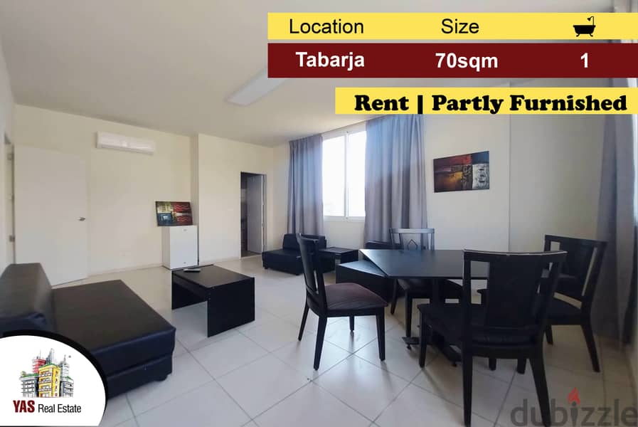 Tabarja 70m2 | Office for rent | Partly Furnished | Prime Location | I 0