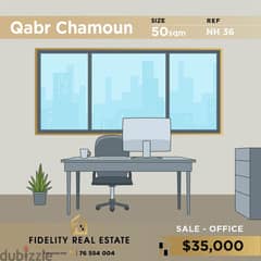 Office in Qabr Chamoun for sale NH36 مكتب للبيع في قبرشمون 0