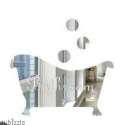 beautiful bathtub mirror decoration