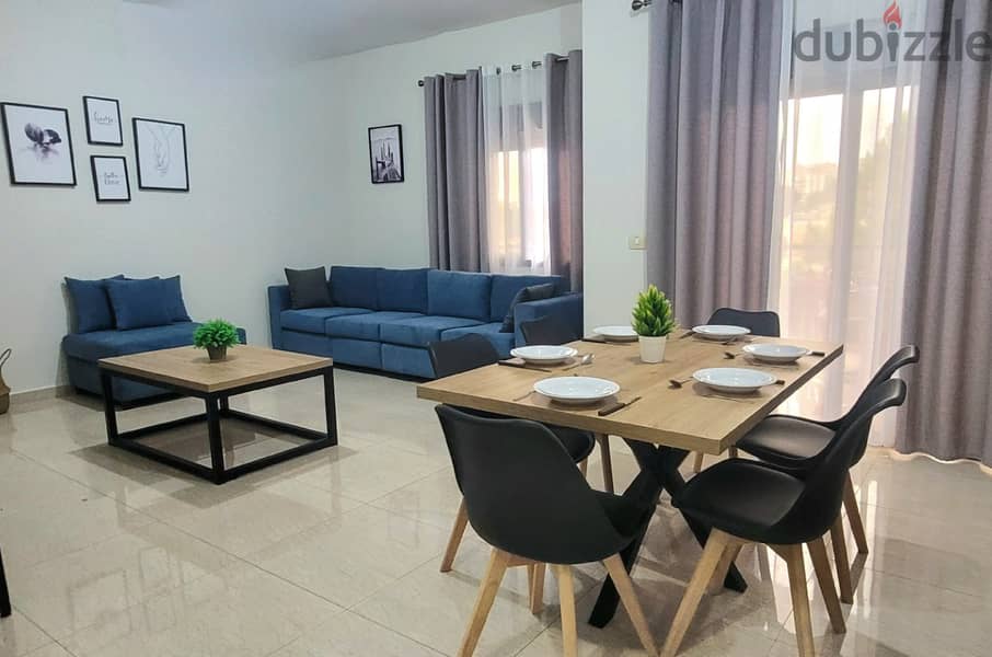 150 SQM Furnished Apartment in Dbayeh, Metn with Mountain View 1