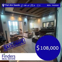 |Apartmentfor sale in Tilal Ain Saade|شقة للبيع في تلال عين سعادة|