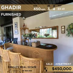 Apartment for sale in Ghadir EH41 شقة مفروشة للبيع في غدير 0