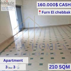 apartment for sale in furn chebekشقة للبيع في فرن الشباك 0