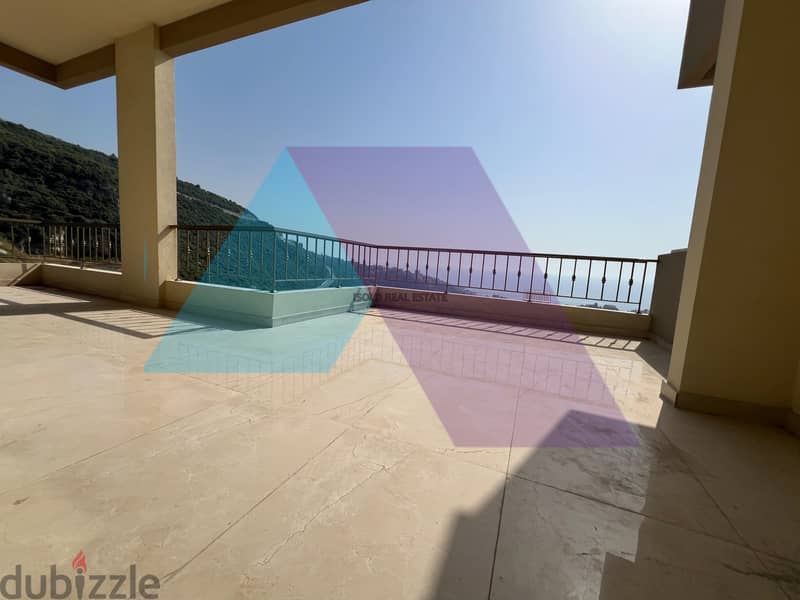 A 117 m2 GF apartment +open mountain/sea view for sale in Nahr Ibrahim 2