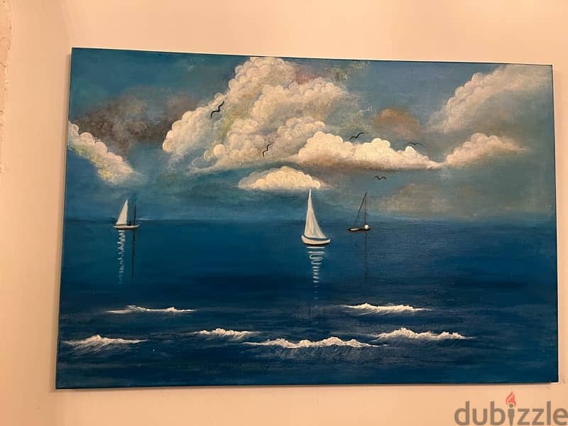 authentic oil paintings for sale / لوحات زيتية للبيع 0