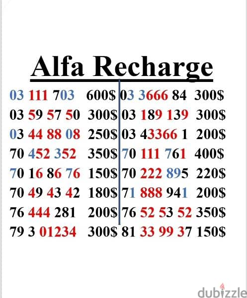 alfa touch recharge 1