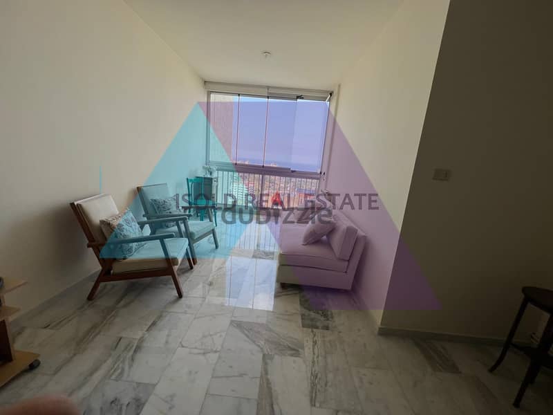 A 130 m2 apartment having an open sea view for sale in Zouk Mikhayel 1