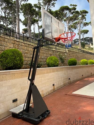 Portable basketball hoop 140 cm x 80 cm