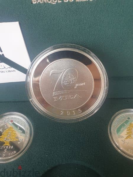 silver coins 925,banque du Liban & MEA special edition 2015 collectibl 3