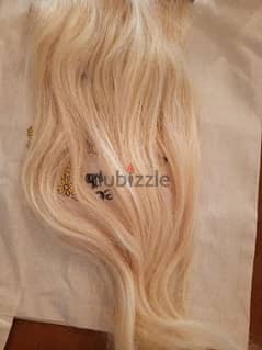 natural hair extensions,color platinum blonde ,long ,for sale 0