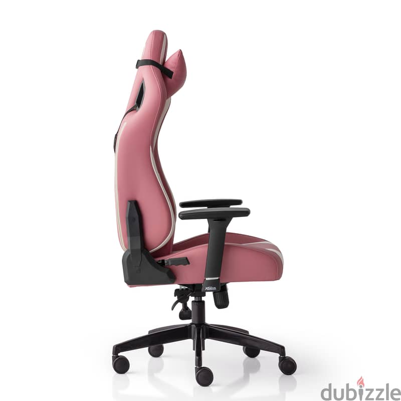 XDRIVE AKDENIZ XD-AKD-P/B PINK LEATHER CHAIR 5