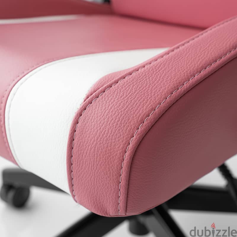 XDRIVE AKDENIZ XD-AKD-P/B PINK LEATHER CHAIR 7