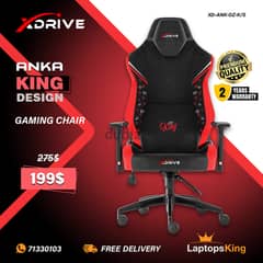 XDRIVE ANKA XD-ANK-OZ-K/S RED/ BLACK KING DESIGN GAMING CHAIR 0