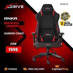 XDRIVE ANKA XD-ANK-K/S RED/BLACK LEATHER GAMING CHAIR